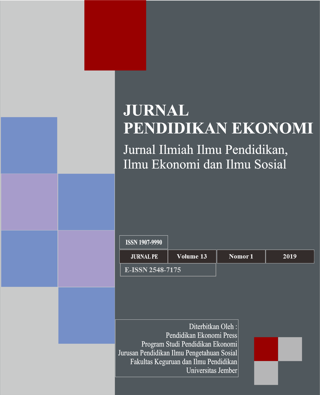 Cover Jurnal Pendidikan Ekonomi